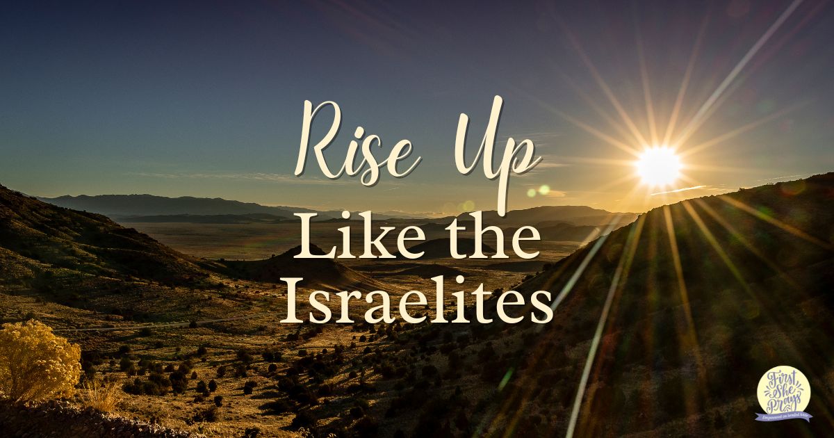 Sunrise over a quiet desert landscape, symbolizing peace.